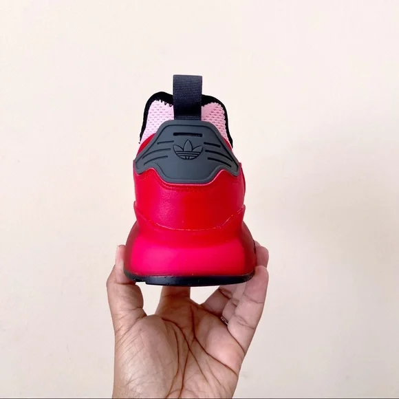 adidas Pink and Black Women's Sneakers - Picture 6 of 8